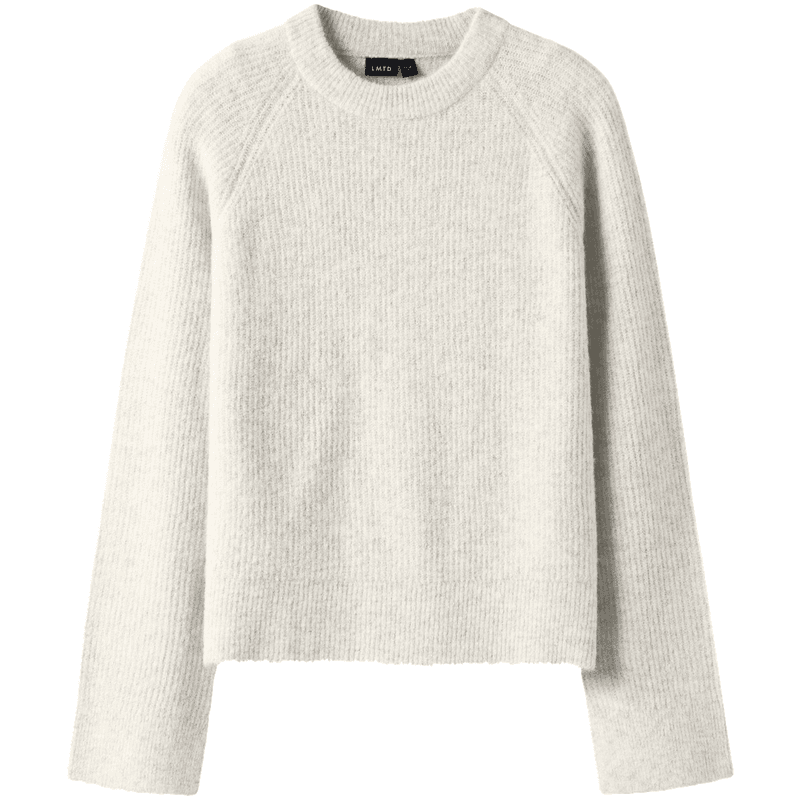LMTD Nlfkleave strikket genser til barn, Antique White