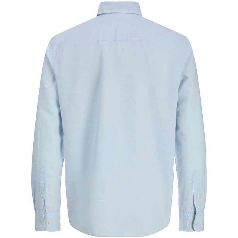 Jack & Jones Mni Jjebreeze skjorte i lin/bomull, Celestial Blue