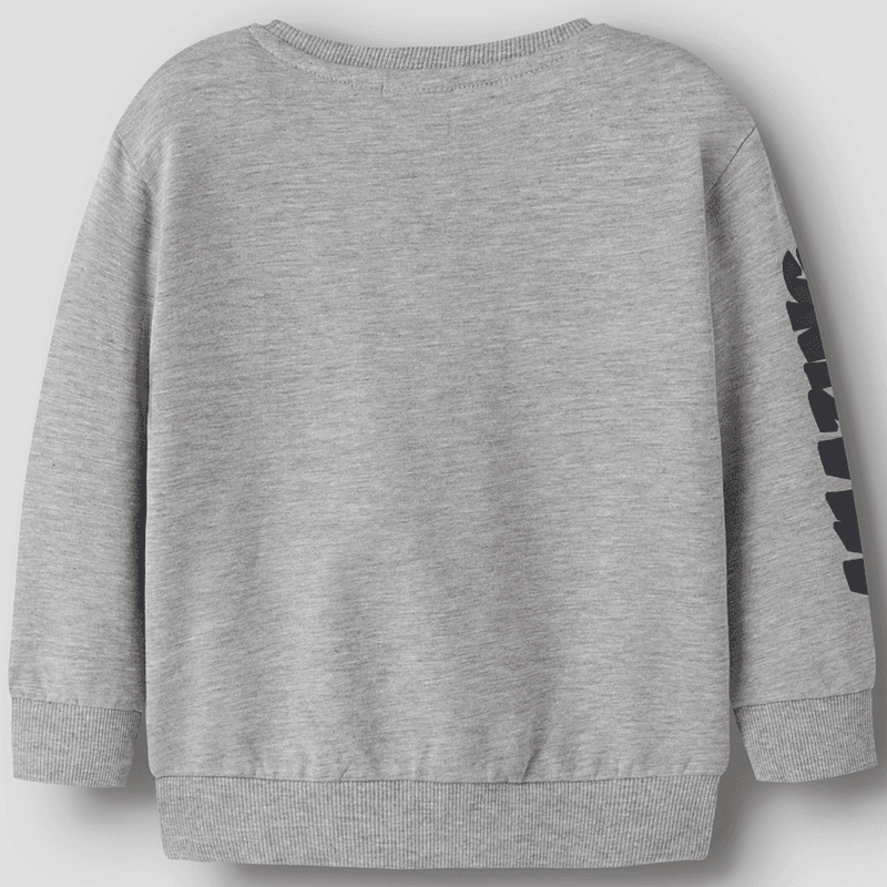 Name It Nmmfloyd Spiderman sweatshirt, Grey Melange