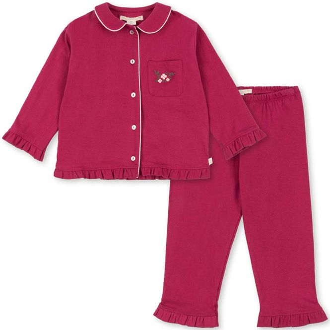 Hovedbilde Konges Sløjd Pio pyjamas til barn, Sangria