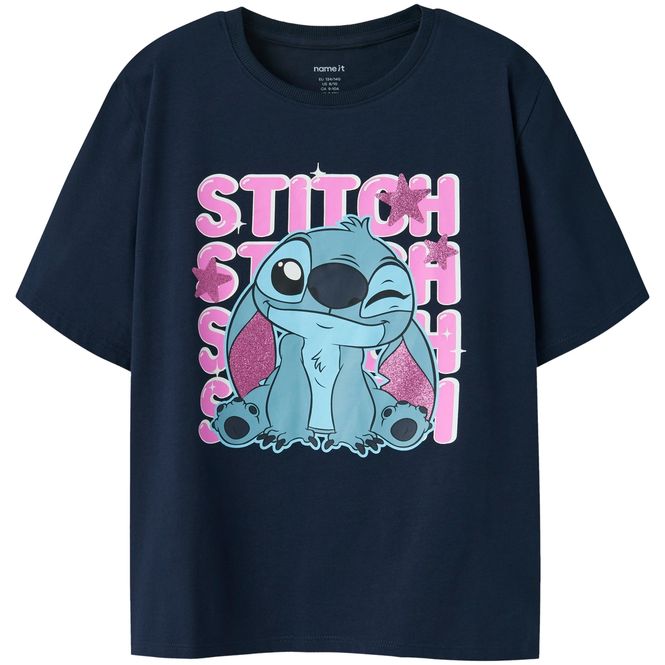 Hovedbilde Name It Nkfdymir Stitch t-skjorte til barn, Navy ...