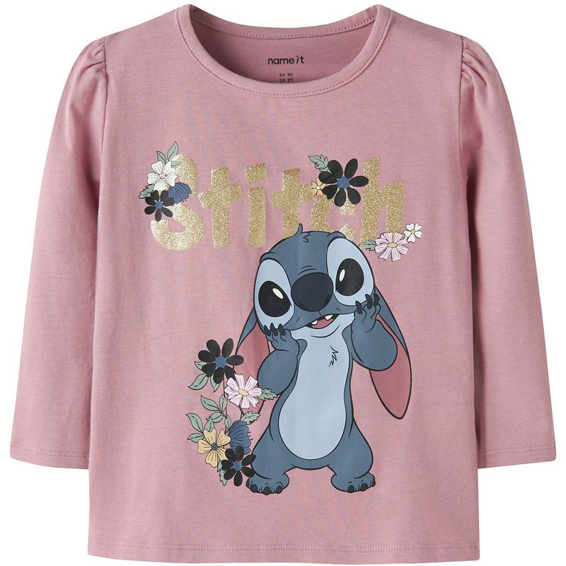 Name It Nmfjina Stitch genser småbarn, Lilas