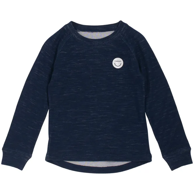Hovedbilde Viking Soft genser i ull/bambus til barn, navy
