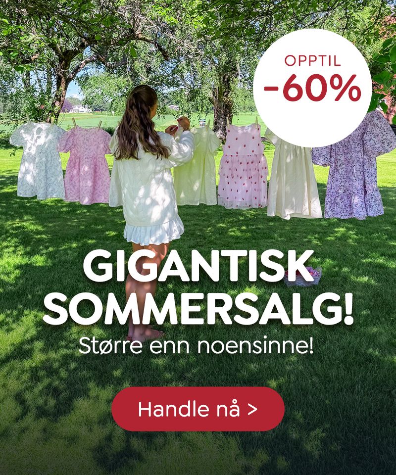 Gigantisk sommersalg hos DressMyKid – opptil 60% rabatt på barneklær, sko og sommerfavoritter til barn.