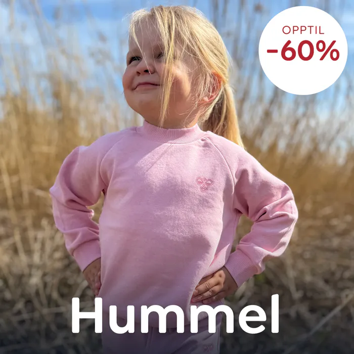 Hummel barneklær og sko på salg – opptil 60% rabatt på populære favoritter til barn.