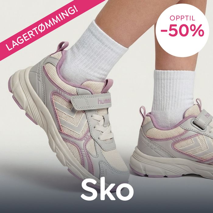 Opptil 50% rabatt på barnesko – spar på joggesko, overgangssko, gummistøvler, vintersko og sandaler til baby og barn.