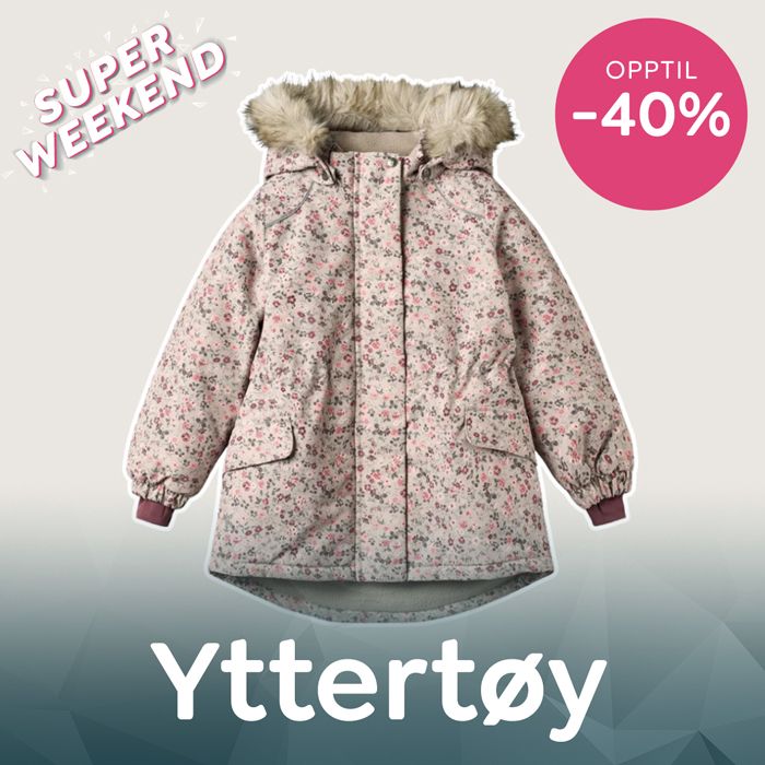 TILBUD! Vinterdresser, vinterjakker og vinterbukser til barn og baby nå opptil -40%