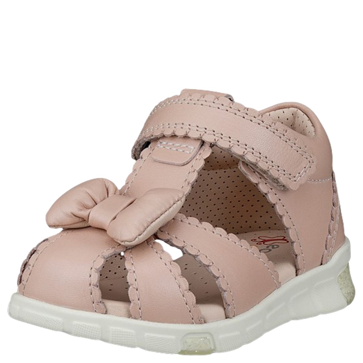 Ecco Mini Stride Fisherman Bow sandaler barn, Rose Dust