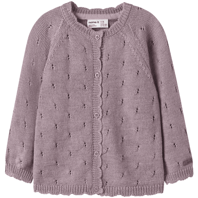 Hovedbilde Name It Nmfwrilla cardigan til småbarn i ull, ...