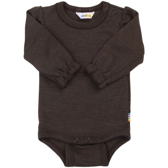 Hovedbilde Joha body i ull/silke, Drk. brown