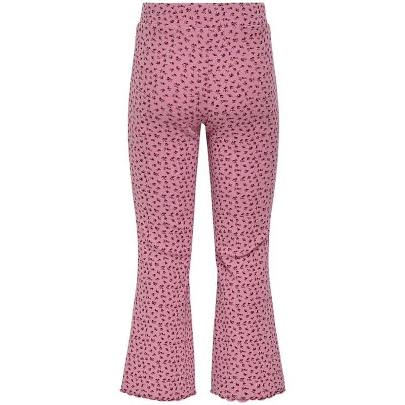 Kids Only Kmgtrinny flared leggings til småbarn, Foxglove