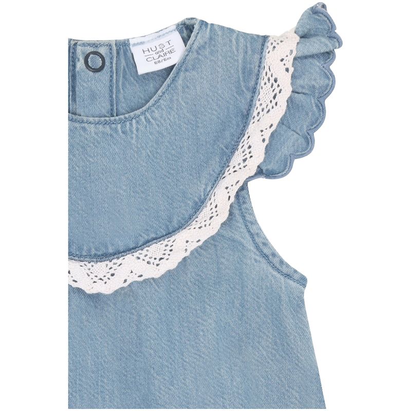 Hust and Claire Hcmagie overall til baby, Blue Denim