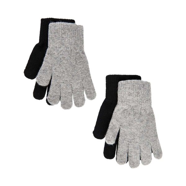 Hovedbilde Celavi 2-pack vanter i ull til barn, Grey