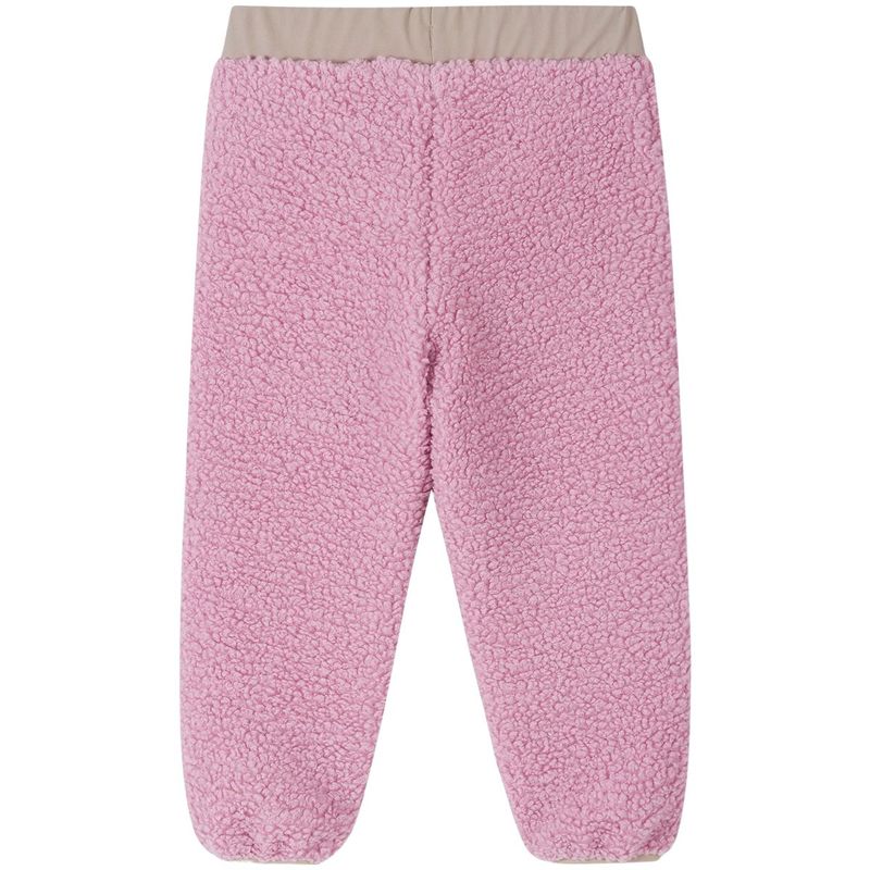 Reima Moomin Lustig fleecebukse til småbarn, Grey Pink