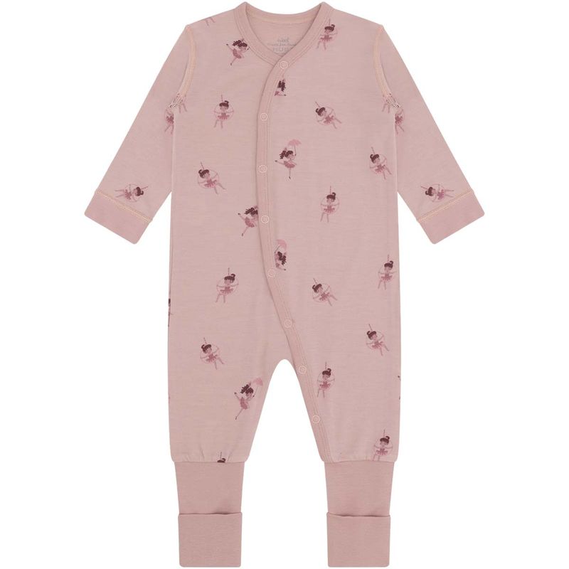Hust and Claire heldress/pyjamas i ull/bambus, Adobe Rose