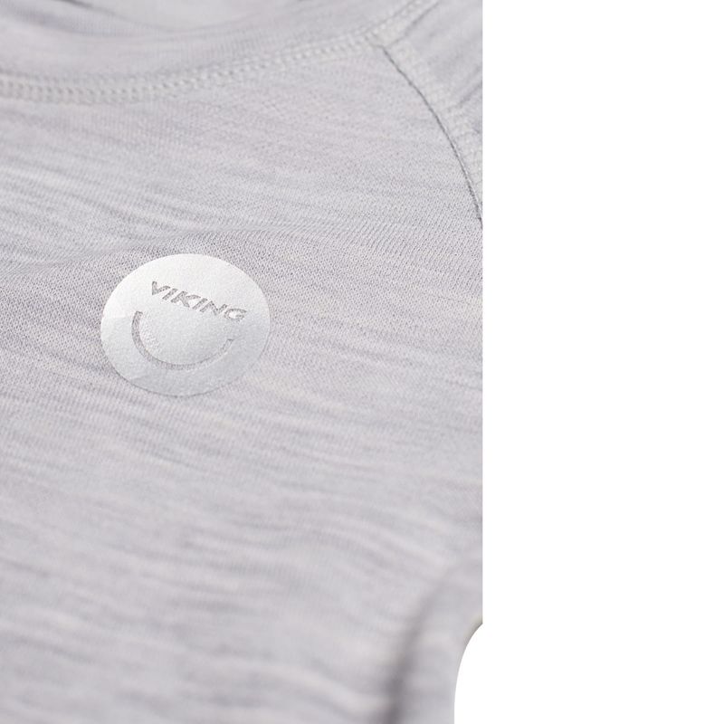 Viking Soft genser i ull/bambus til barn, light grey