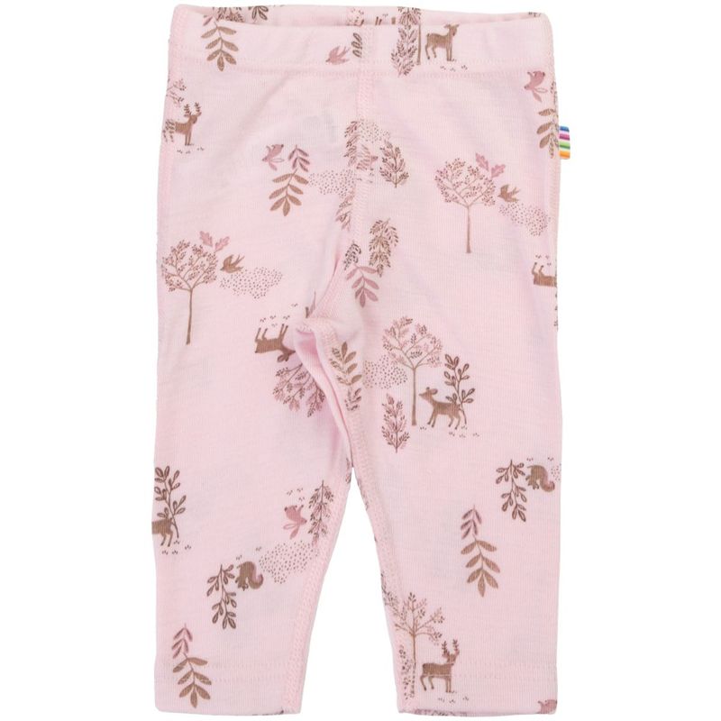 Joha leggings i ull/silke til baby, Lt. pink