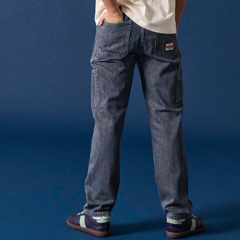 Only & Sons Osjedge cargobukse, Grey Denim