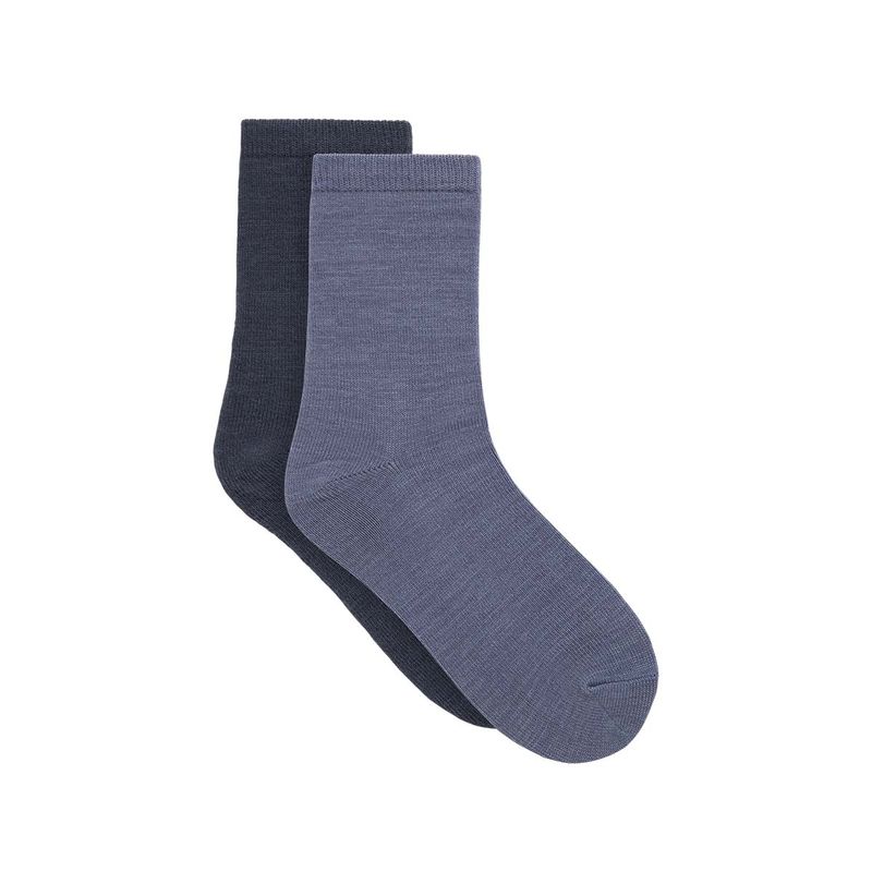 Name It Nkmwak 2-pack sokker i ull/bomull barn, Folkstone G.