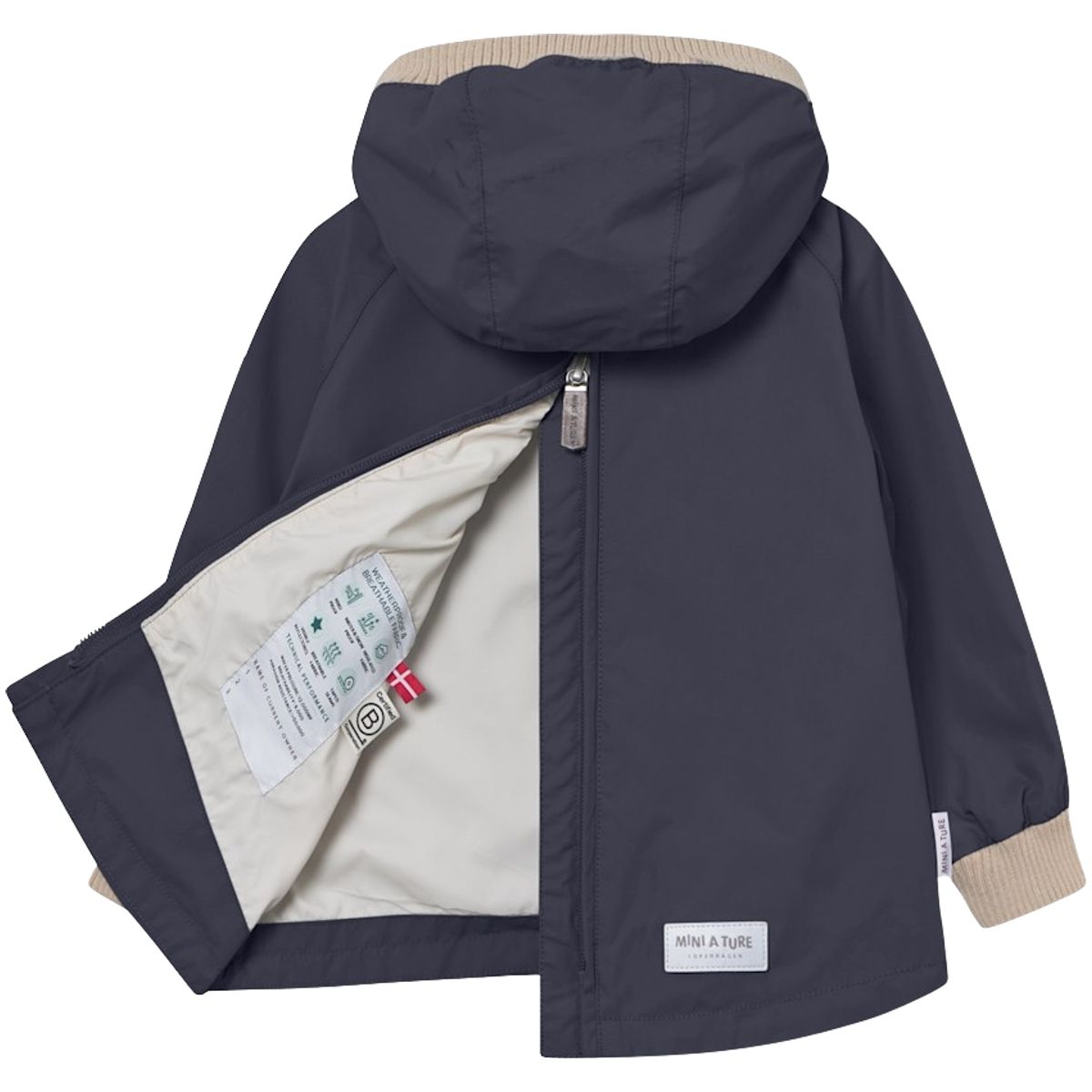 Mini A Ture Matbabyvito vår-og høstjakke, Ombre blue