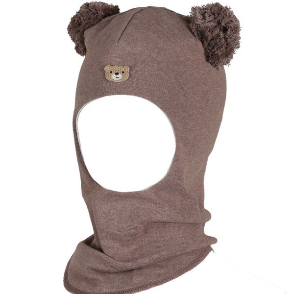 Hovedbilde Kivat balaclava vår-og høstlue i bomull m/bamse, ...