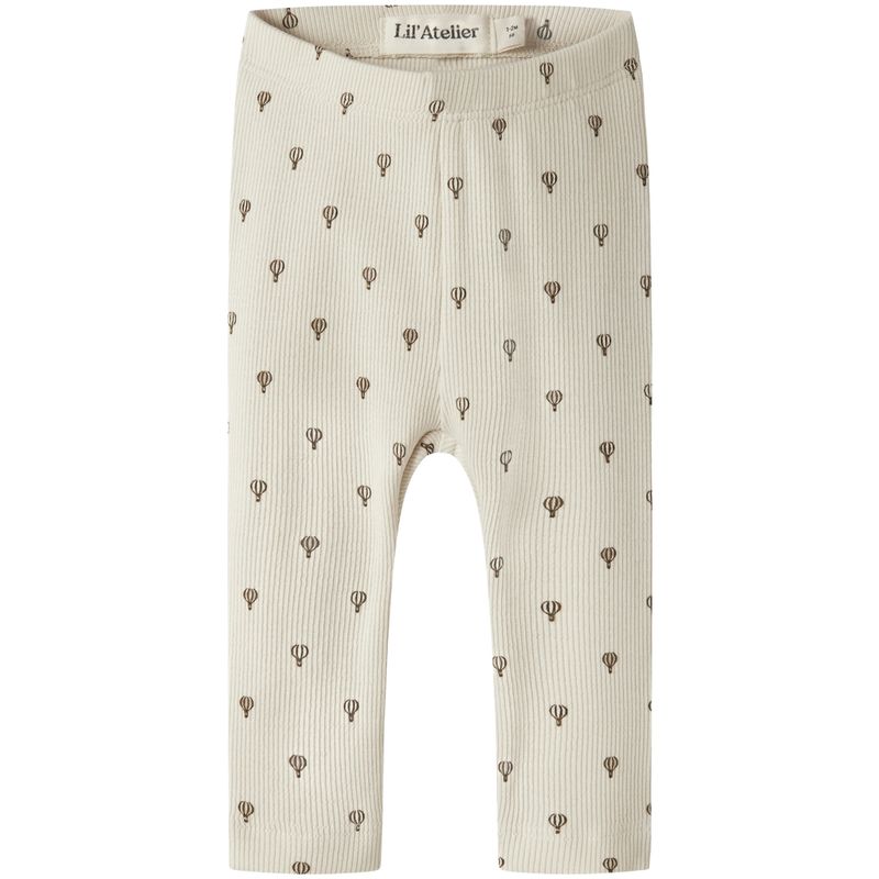 Lil' Atelier Nbngago leggings til baby, Turtledove