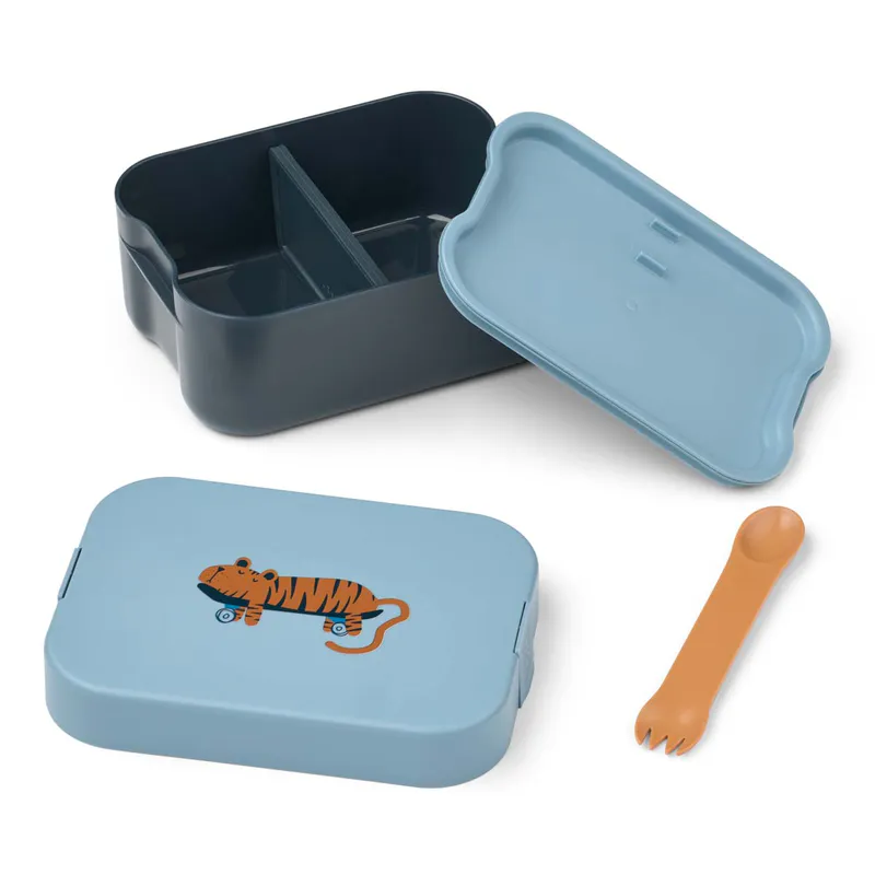 Liewood Kamil matboks, Tiger/Beach blue