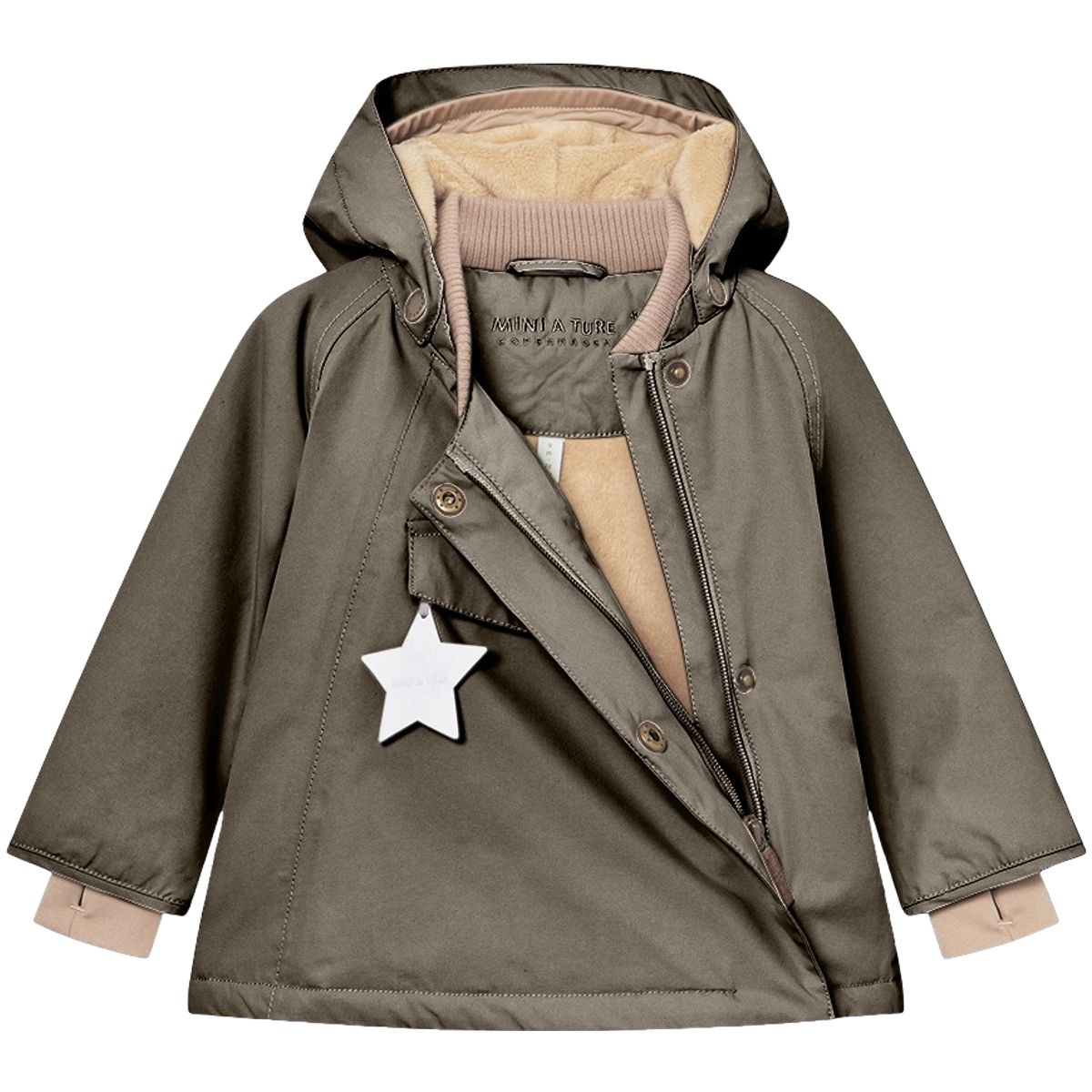 Mini A Ture Wang vinterjakke til småbarn, Tarmac Green