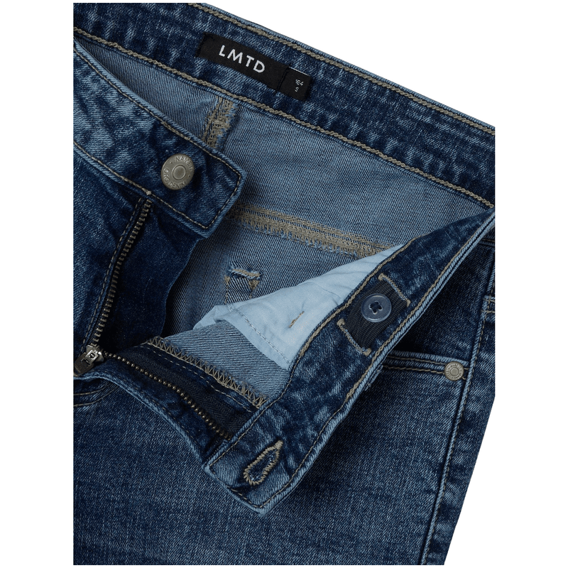 LMTD Nlfbli straight jeans til barn, Medium Blue Denim