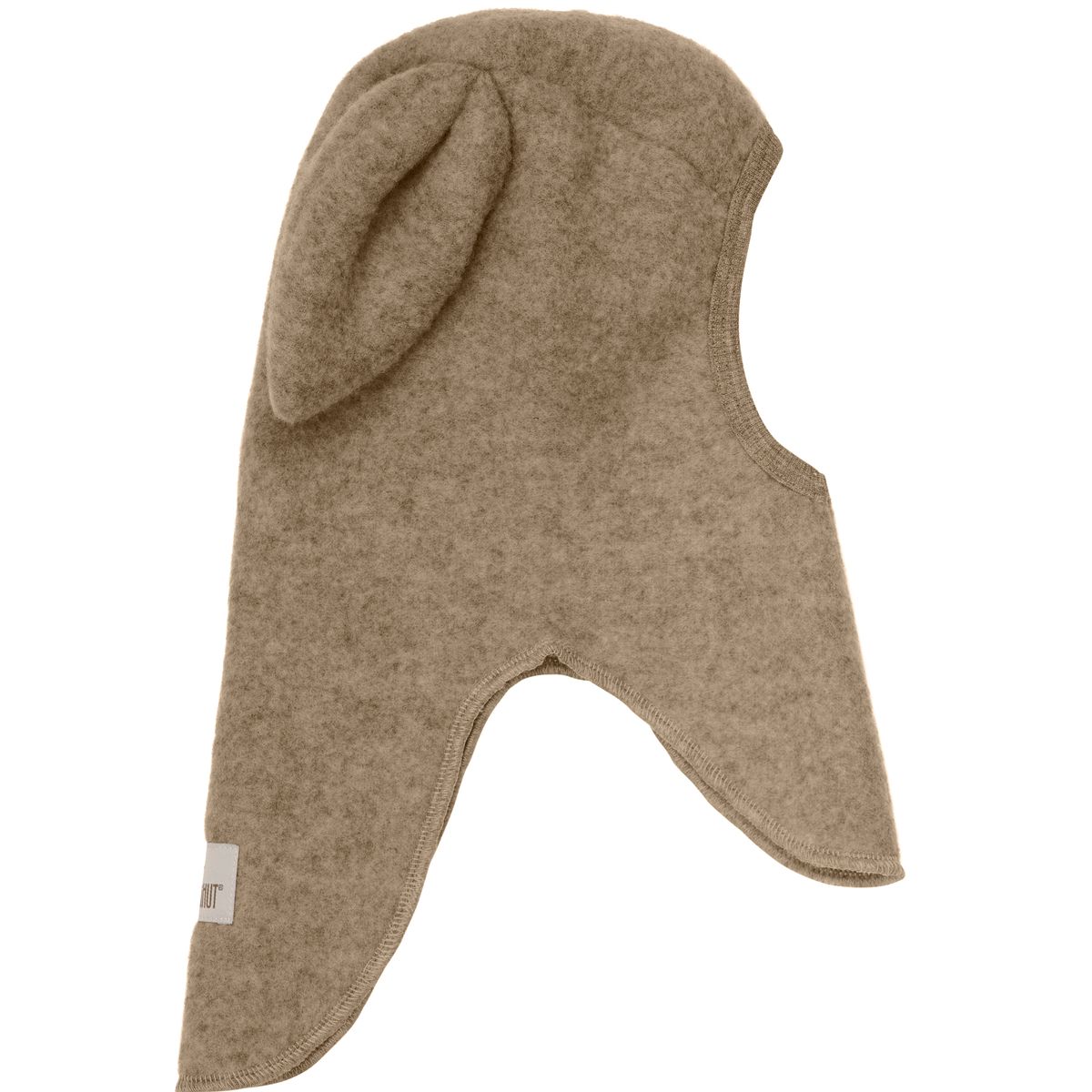 HUTTEliHUT Balaclava Kanin ullfleece, Savannah Melange