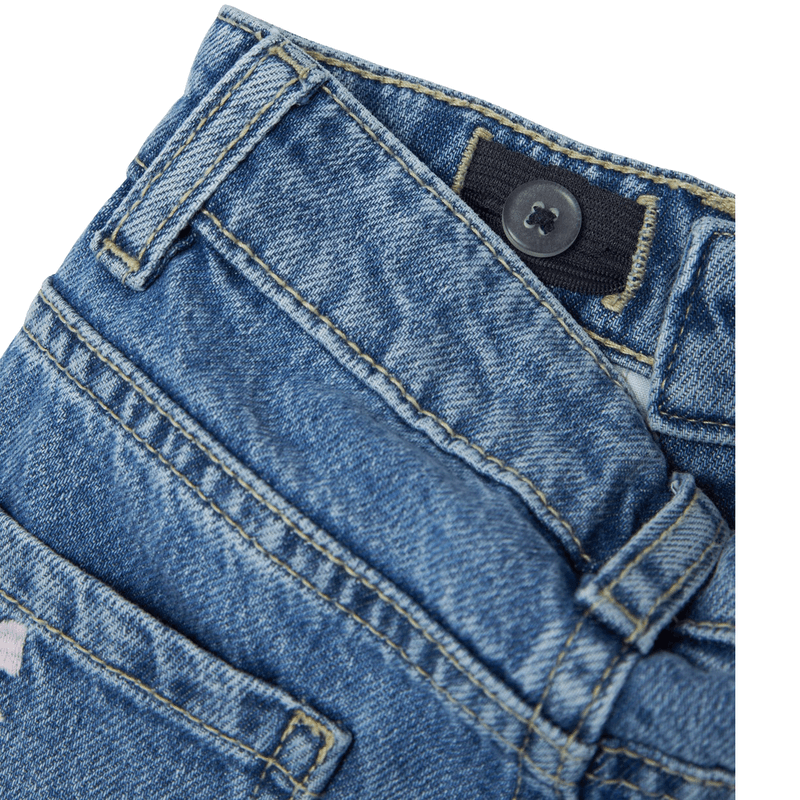 Name It Nmfbella Mom jeans til småbarn, Medium Blue Denim