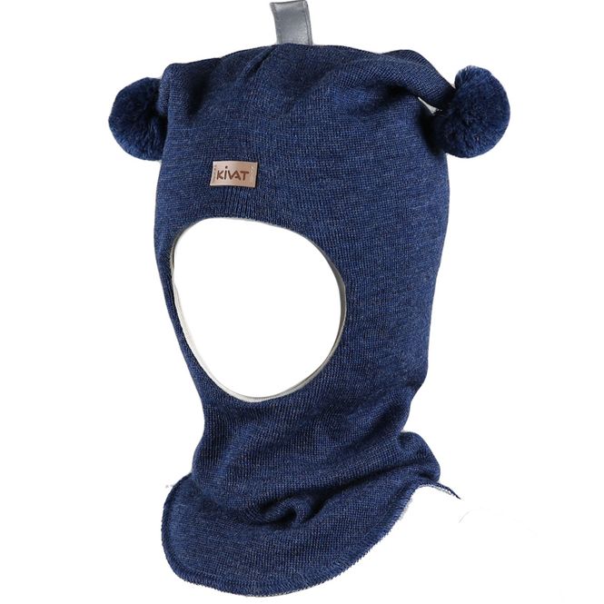 Hovedbilde Kivat balaclava lue med dusker og skinnlapp, ...