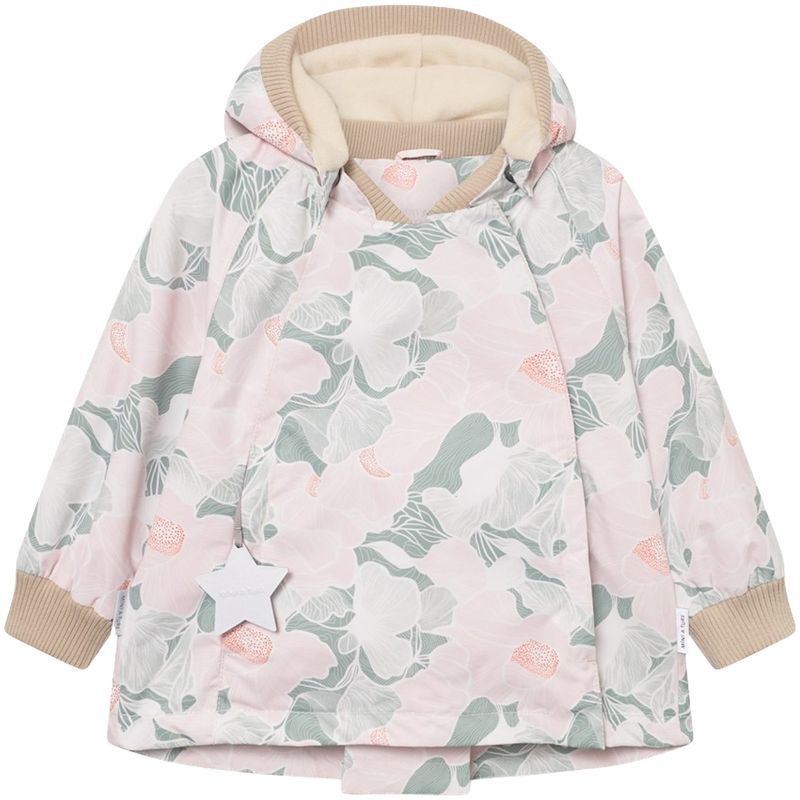 Mini A Ture Matwiami vår-og høstjakke fleece, Petal topogra.