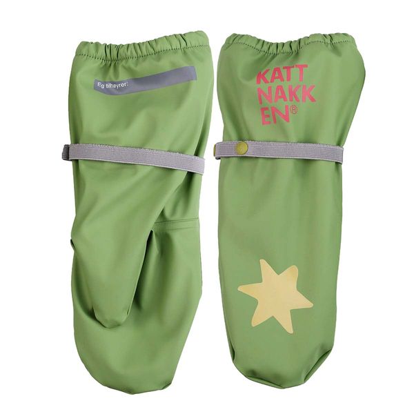 Hovedbilde Kattnakken Superhelt regnvotter, Supergrønn