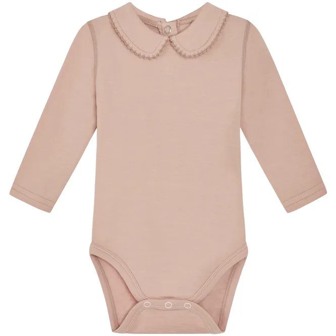 Hovedbilde Hust and Claire Beate body i ull/bambus, Rose ...