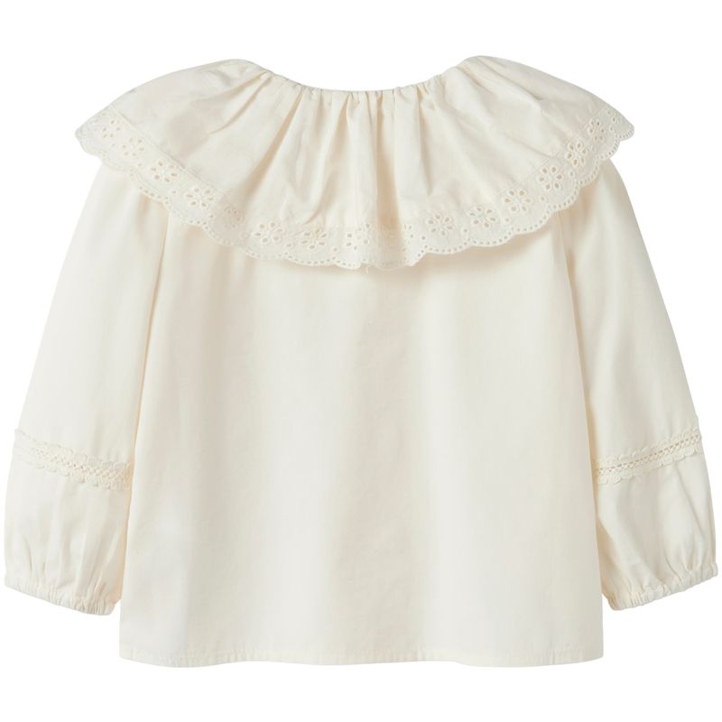 Name It Nmfkis bluse til småbarn, Antique White