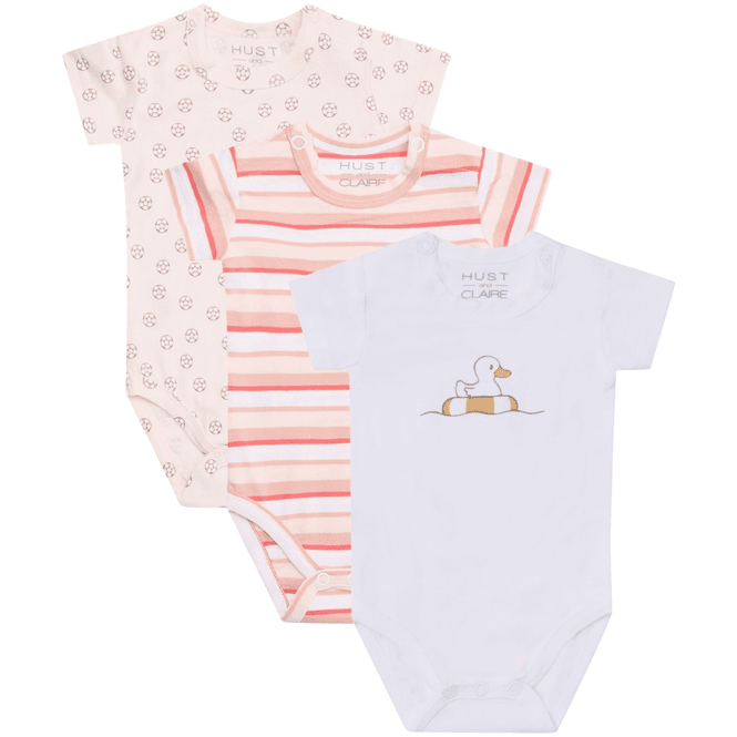 Hovedbilde Hust and Claire Hcbati 3-pack kortermet body, ...