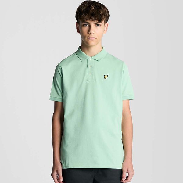 Hovedbilde Lyle & Scott kortermet poloskjorte, Turquoise ...
