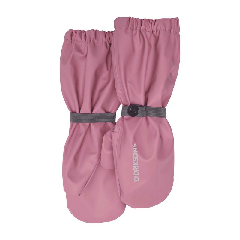 Didriksons Pileglove 8 regnvotter til barn, Heather Pink