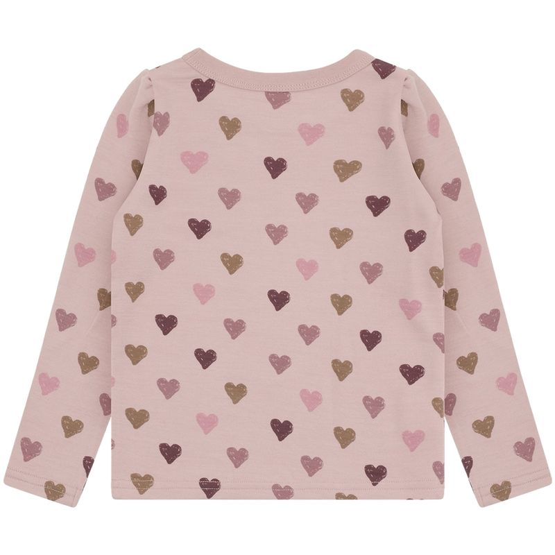Hust and Claire Abba Hearts ull/bambus genser, Adobe Rose