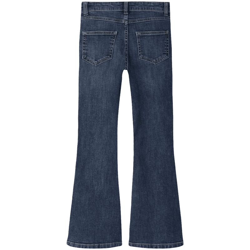 Name It Nkfpolly bootcut jeans til barn, Dark Blue Denim
