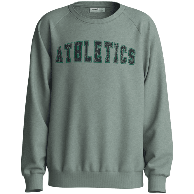 Hovedbilde Name It Nkmvion sweatshirt til barn, Green Milieu