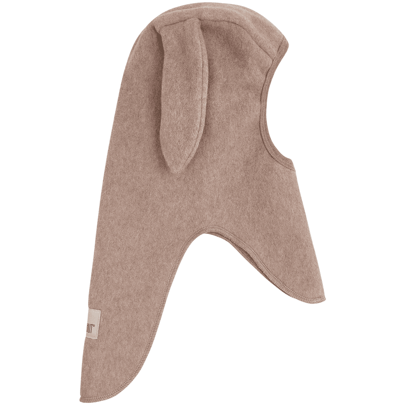 Huttelihut balaclava kanin bomullsfleece, Savannah Melange