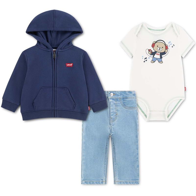 Levis 3-piece sett til baby, Naval Academy