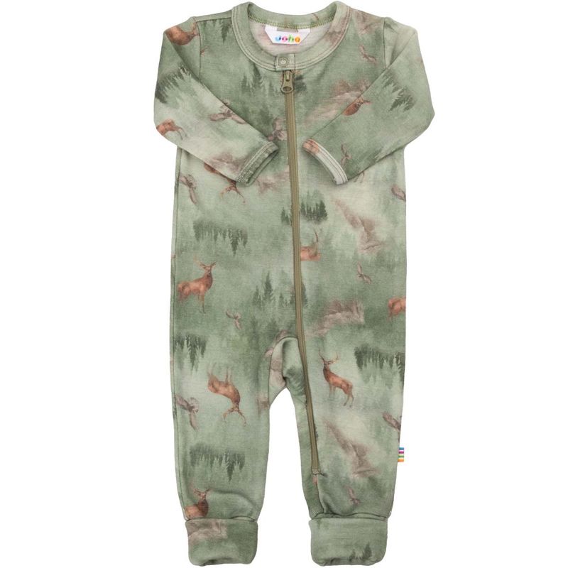 Joha Woods heldress/pyjamas i ull, Off white