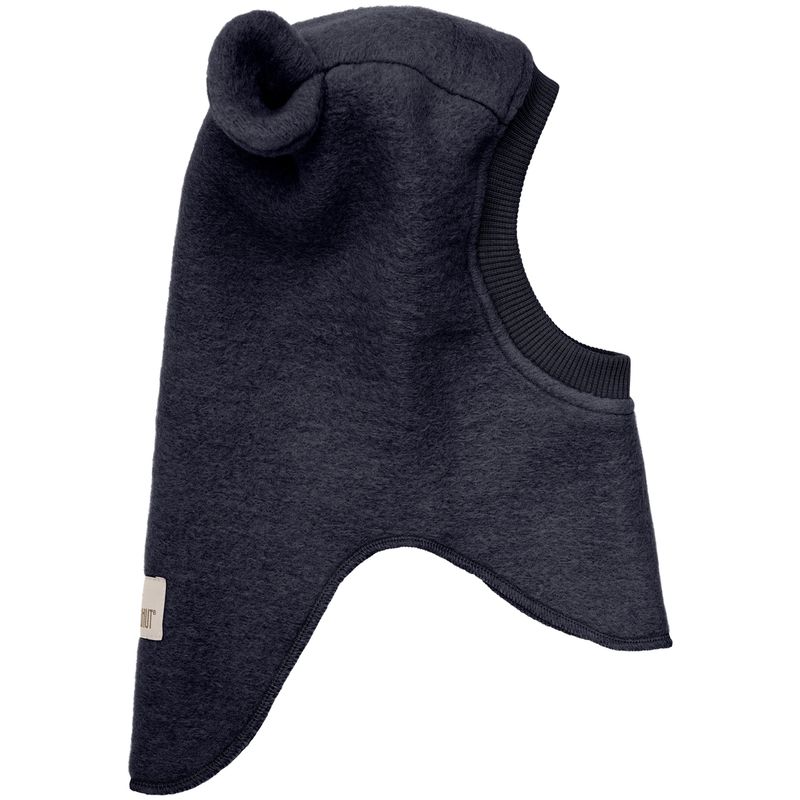 HUTTEliHUT Balaclava Bjørneører tovet ull, Dark Navy