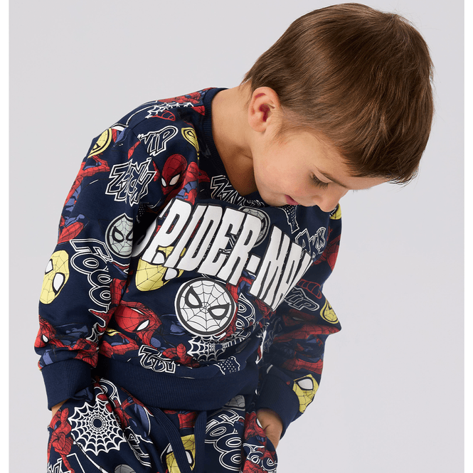 Hovedbilde Name It Nmmjacco Spiderman sweatshirt, Navy ...