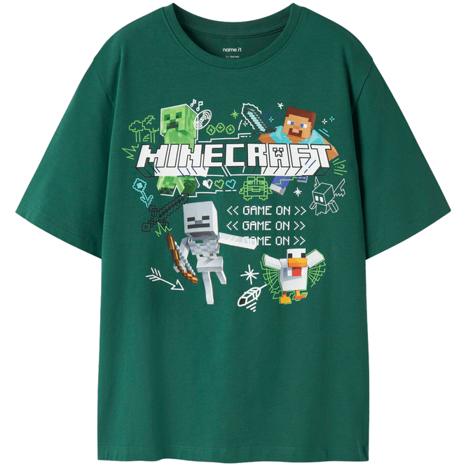 Hovedbilde Name It Nkmsena Minecraft t-skjorte, Evergreen