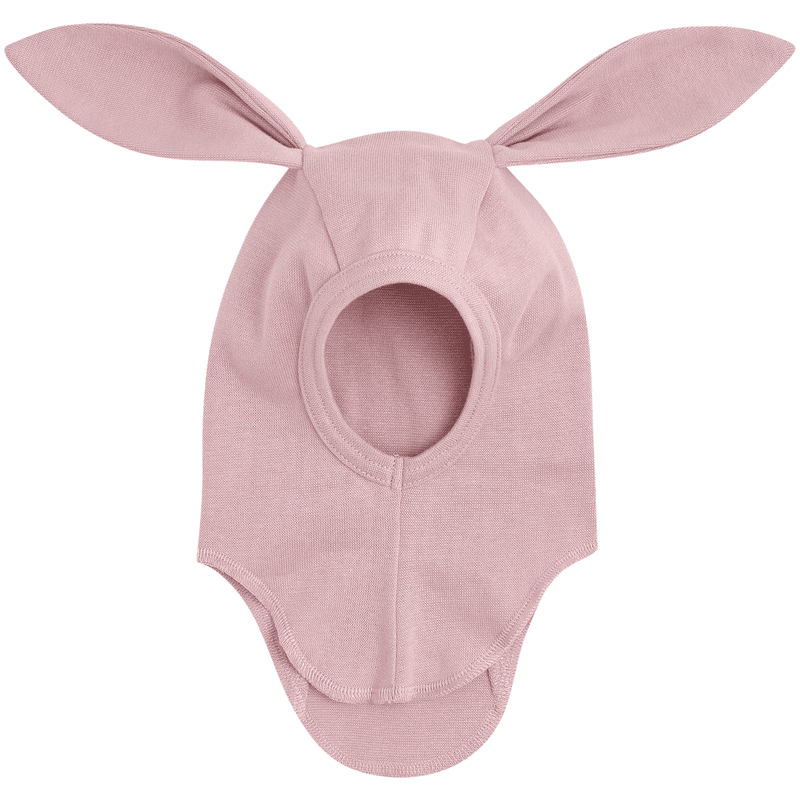 Huttelihut balaclava kaninører i jersey, Deauville Mauve