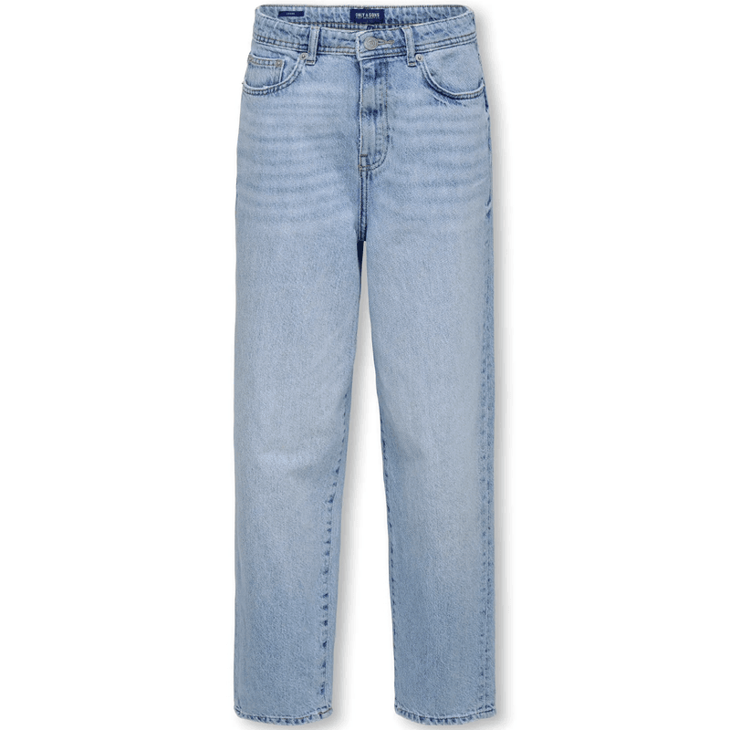 Only and Sons Osjfade loose-fit jeans, Light Blue Denim
